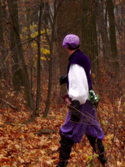 Carlos Walking in the Woods